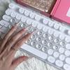 Transparents Silicone Keycap Covers 12x4mm 64Pcs Set For Long Nails Protections And Personalize Keyboard Decoration