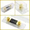 WMYCONGCONG 3pcs ANL Fuse Holder with 80A ANL Fuse for Car Audio Amplifier, Gold Plated