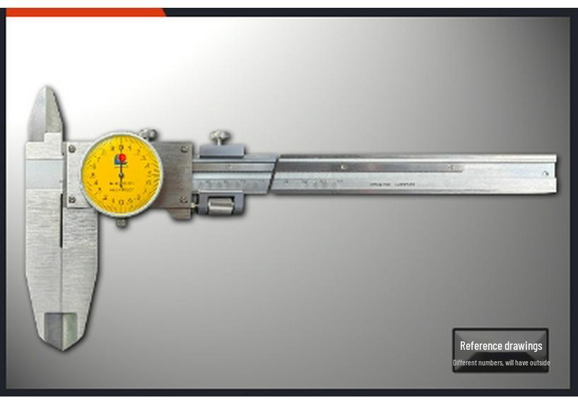 Dial Caliper 0-300mm: High Precision Oil-Marked Vernier Stainless Steel Caliper