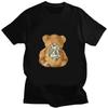 Geld Teddybär Druck T-shirt Unisex Frauen T Shirt Sommer Mode kurzarm Neuheit Casual Lustige Kreativität T Streetwear Tops