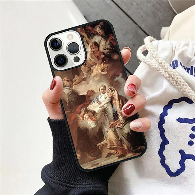Renaissance Art Painting Coque Shell For iPhone 17 Air 15 16 14 13 12 Pro Max 11 Pro Max Plus Phone Case Cover