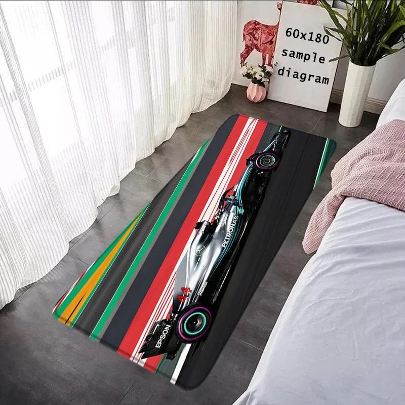 Balcony Carpet Living Room F1 Racer 33 Number Rugs Foot Carpets Entrance Doormat Soft Bedside Rug Floor Mats Non-slip Mat Home