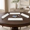 1/4 Stück Mahjong-Rack mit magnetischem Schieber & Aufbewahrungstasche, Muschelförmiger Acryl-Mahjongg-Kachelhalter Schiebestange, Geschenk für amerikanische Mahjong-Spieler