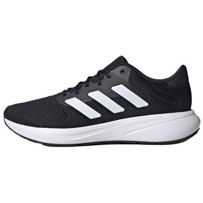 Response Runner Anti Slip Wear Resistant Low Top Running Shoes Men's Black Sneakers IH6100