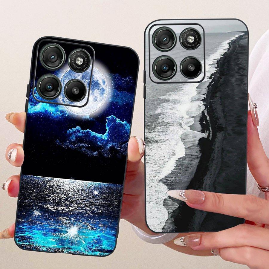 Hülle für Motorola Moto G67 Power Ästhetische Cartoons Weiche Silikon Handyhülle Rückabdeckung für MotoG57 Power G 67 Power TPU Hülle
