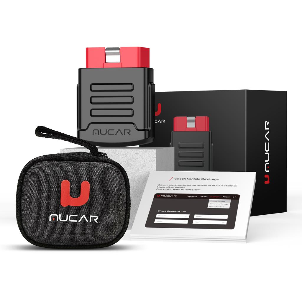 MUCAR BT200 BT200 PRO Auto-Scan-Tool OBD2 Diagnose-Tool Vollsystem-Diagnose-Scanner für alle Autos 15 Reset-Code-Leser
