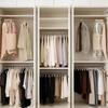 1/2pc Down Jacket Compressed Dust Cover Clothes Compression Hanging Bag Household Visible Clothes Storage Bag Wardrobe Organizer