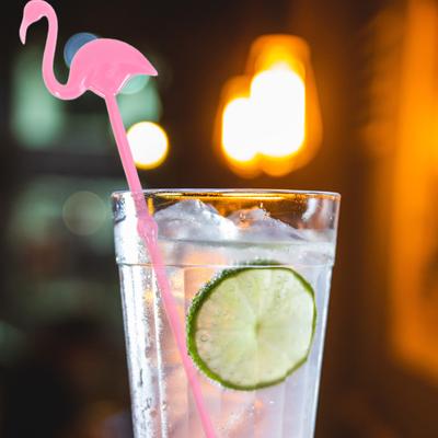 12 Pcs Flamingo Mixing Spoon Stirrer Supplies Drink Stick Coffee Cocktail