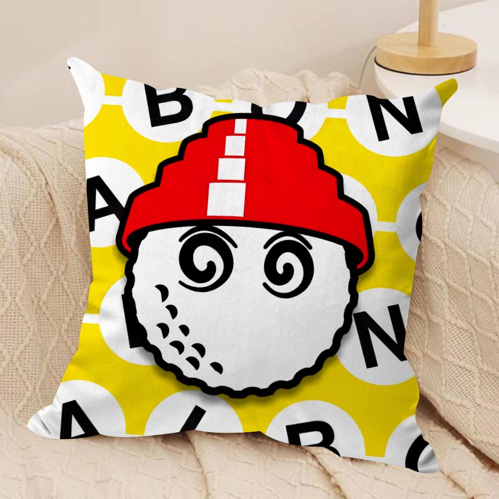 Fashion MMalbon GGolf Cushion Cover Soft Plush Fabric DoubleSided Printed Sofa Cushion Cover for All Seasons Home Decor Gift