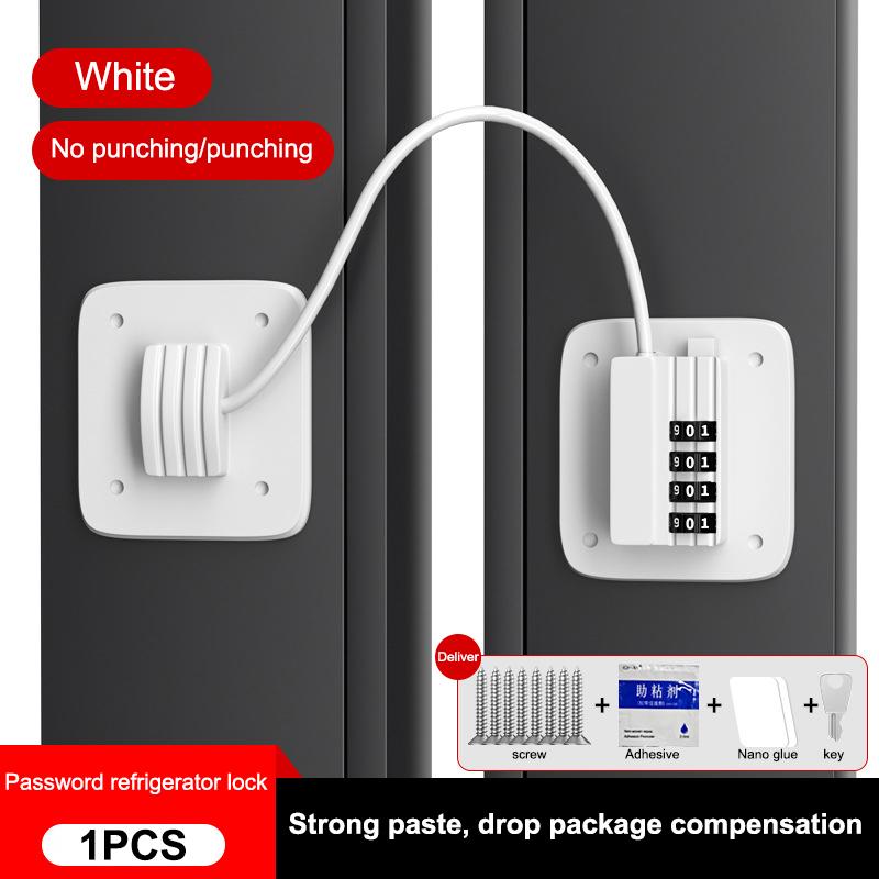 New Digital Password Limit Positioning Combination Lock Baby Safety Children Protection Sliding Closet Window Safety Fridge Lock