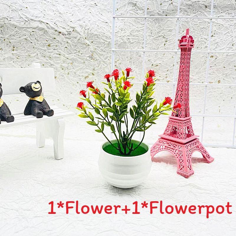 And Succulent Gypsophila Plants Artificial Flower Potted Plant For Giving Gift