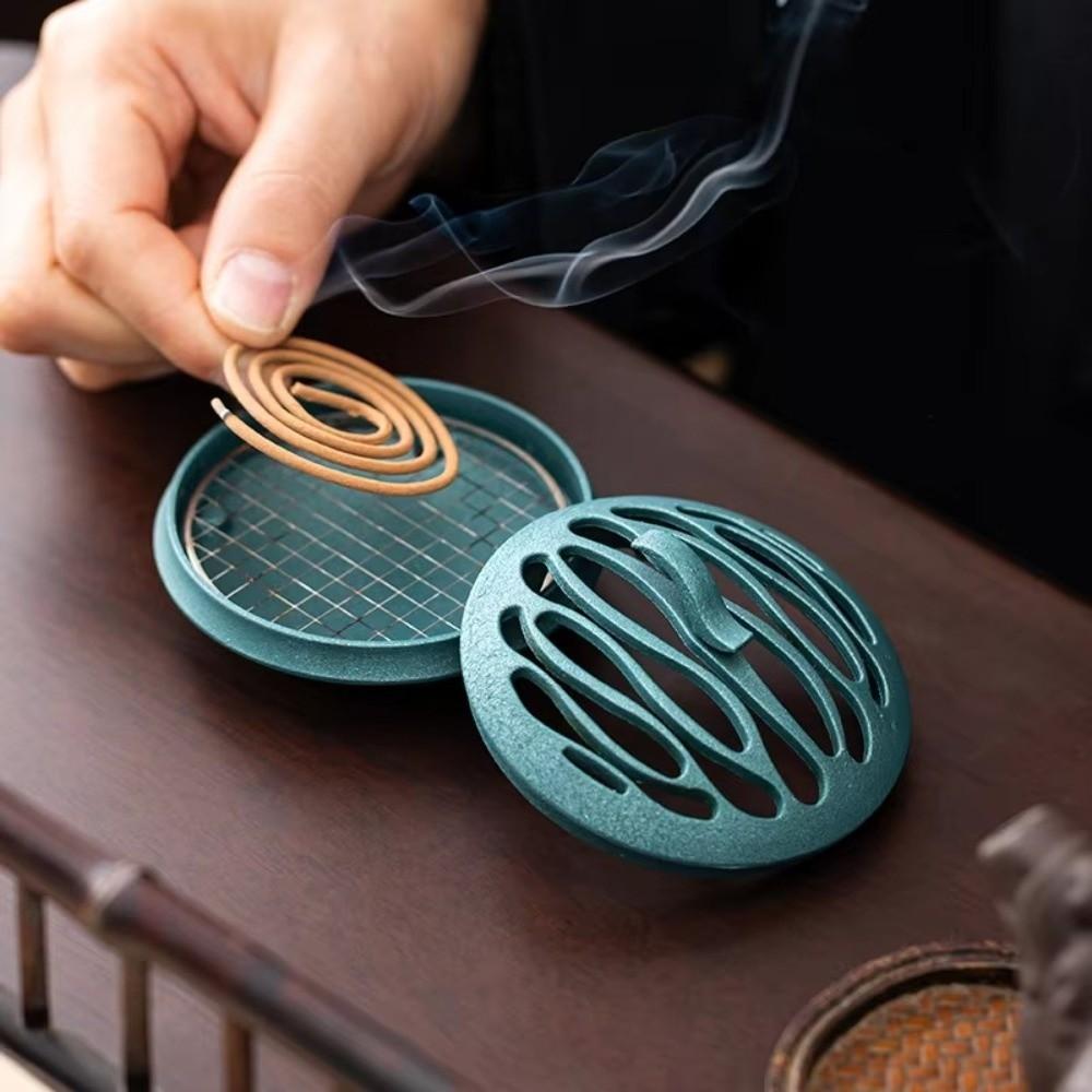 Zinc Zinc Zinc Alloy Incense Burner Minimalist Fragrance Censer Craft Ornament Aromatherapy Stove  Travel