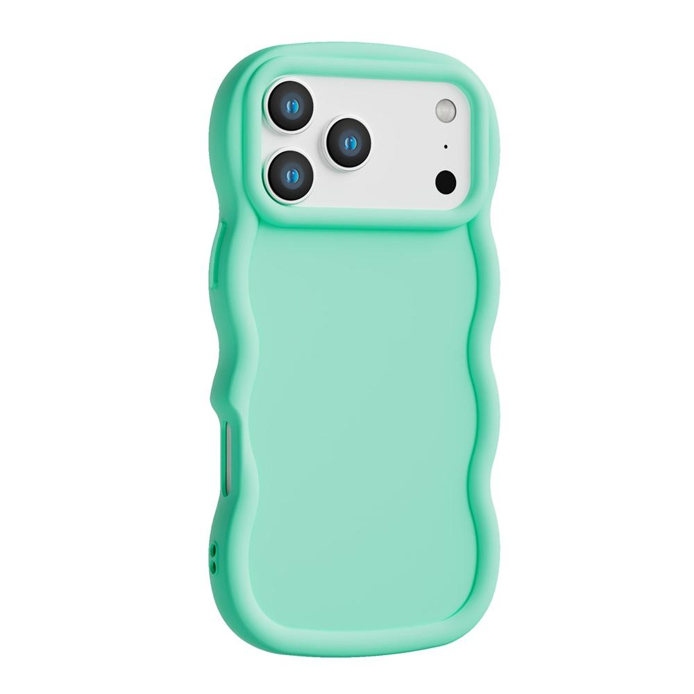 

Candy Color Wave Edge Shockproof Phone Case For iPhone 17 16 15 14 13 12 11 Pro Max Plus Soft TPU Bumper Protective Cover TPU&iPhone 12 Pro
