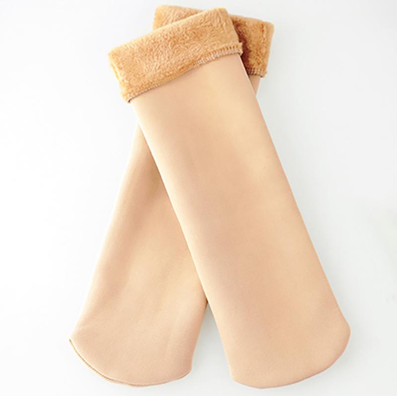 

1 пара женских повседневных носков больших размеров, носки для дома на осень и зиму с подкладкой из чистого плюша