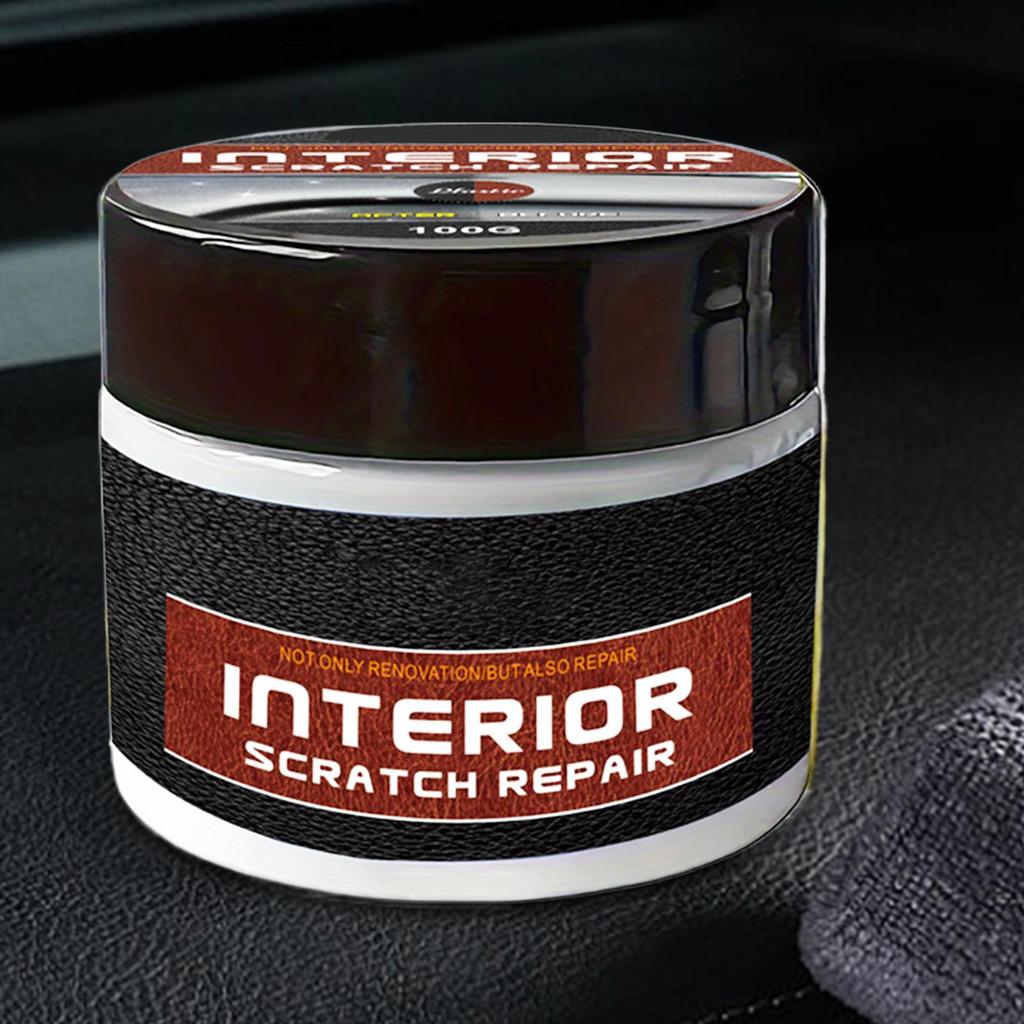 Portable Car Interior Scratch Remover Multipurpose Dashboard Scratch Repair Kit Car Parts Refurbish Polishing Wax Cleaning Paste