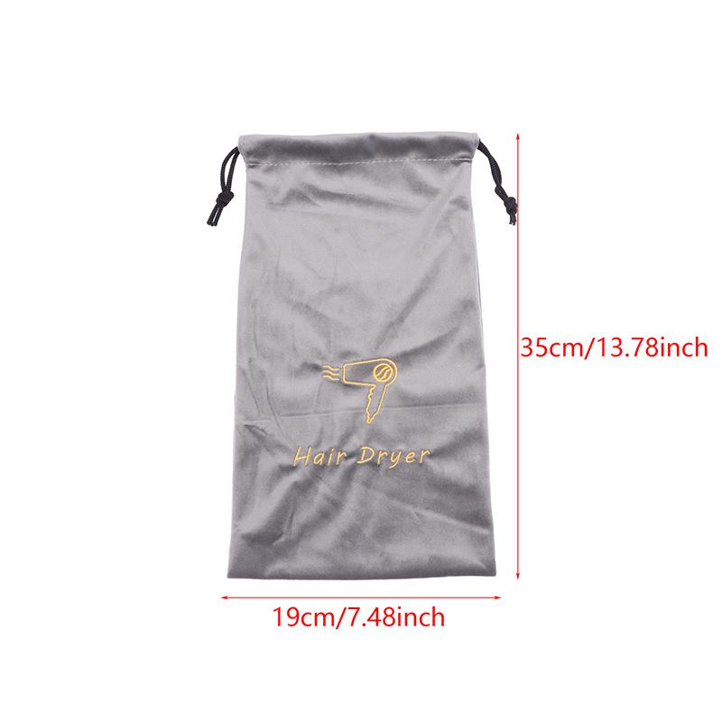 Travel Hair Dryer Drawstring Storage Bag Portable Drawstring Pouch Travel Bag Velvet Bag Spot Bundle Pocket Jewelry Bag