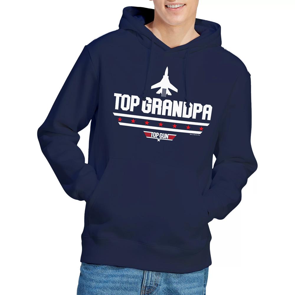 Top Gun Mens Top Grandpa Fathers Day Hoodie