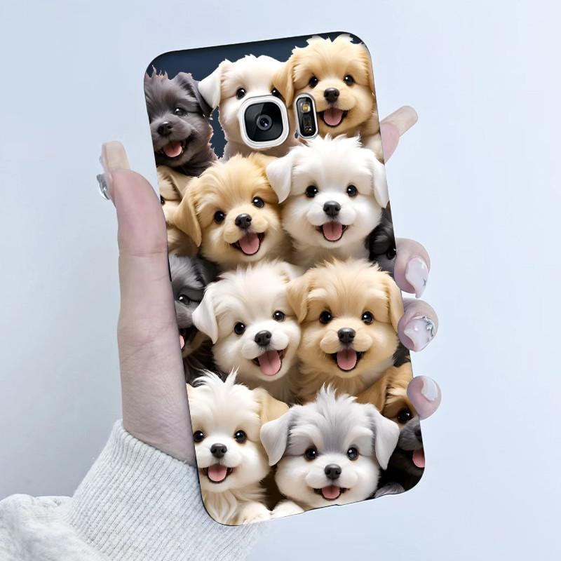 For Samsung Galaxy S7 S7Edge Case Soft TPU Silicone Cover Cute Astronaut Panda Phone Case For Samsung S7 S 7 Edge Coque Funda