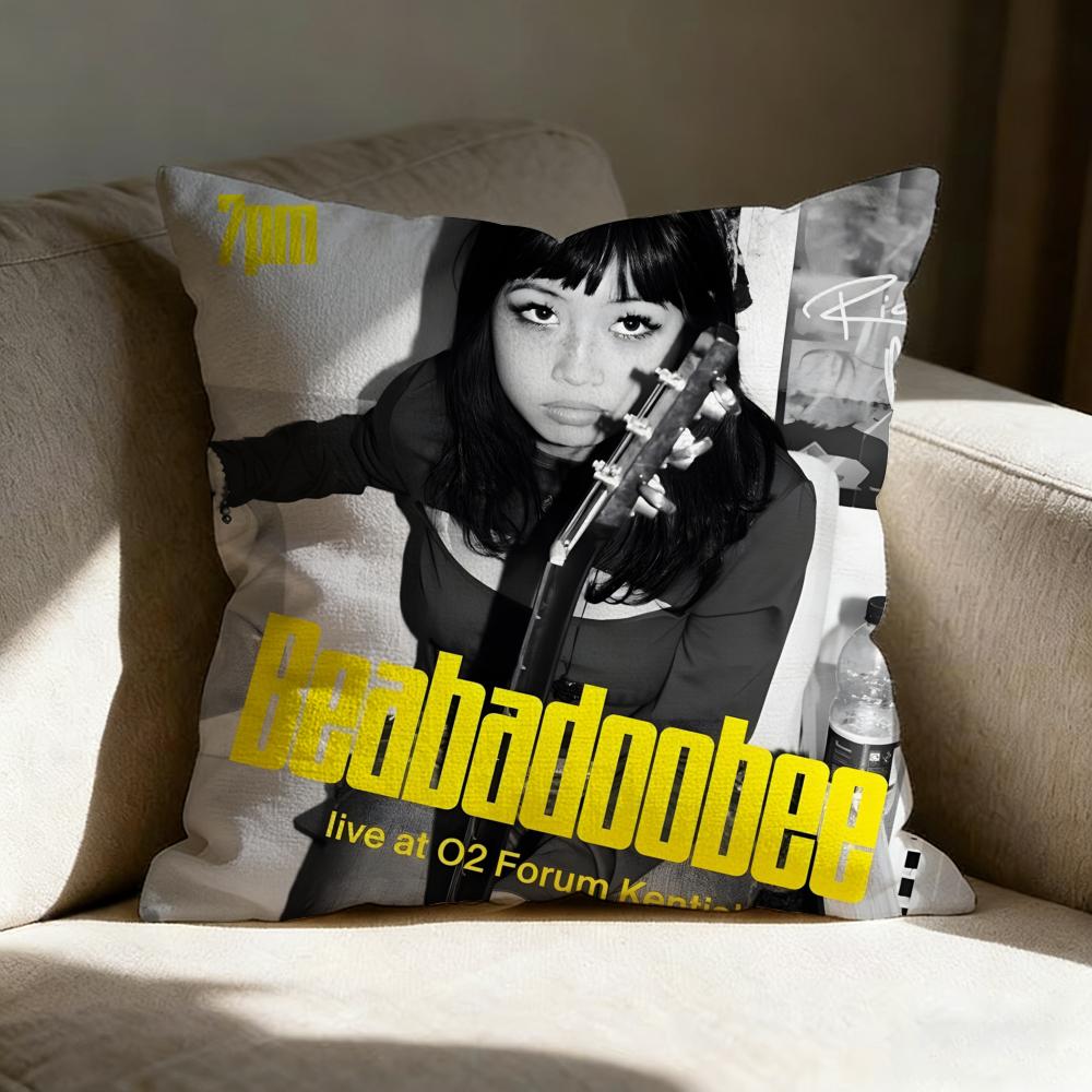 B-beabadoobeeS SINGER Pillow Case Linen Pillow Covers Cover For Couch Living Room Bench Patio Floor Linen Home Decor