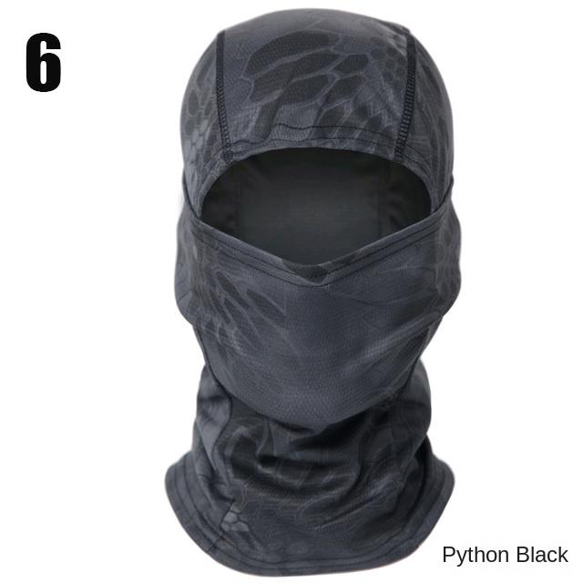 Bicycle Full Face Mask Military Camouflage Balaclava Outdoor Activity Fishing Hunting Hood Protection Army Athletic Helmet Liner Cap Scarf