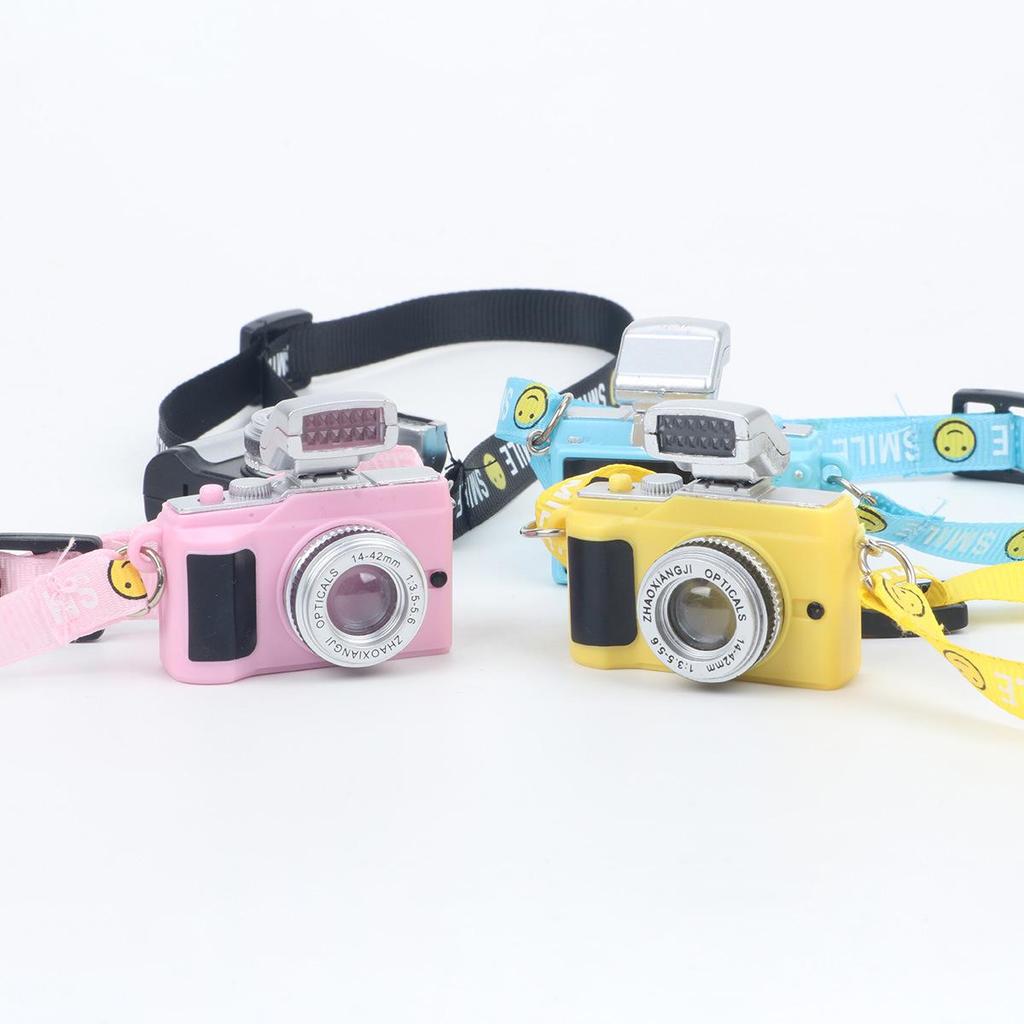Luminous Palm Dog Camera Strap & Cotton Doll Decor with Sound and Flash