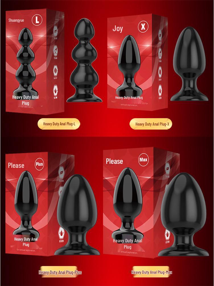 Heavy-Duty Unisex Anal Plug for Couples - Enhanced Intimacy Product