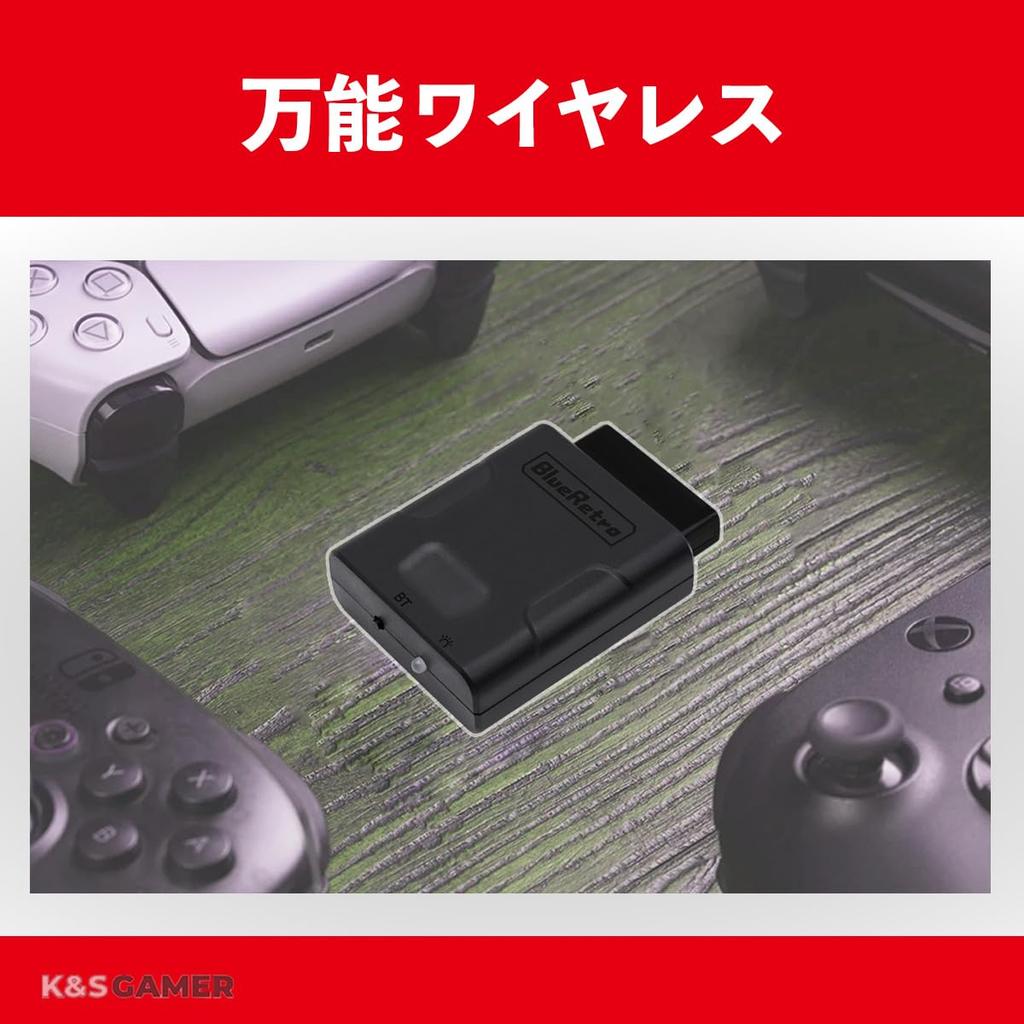 [K&SGAMER] SFC Converter Compatible with Latest Controllers (Switch Pro Controller, PS5, PS4, PS3, Xbox)