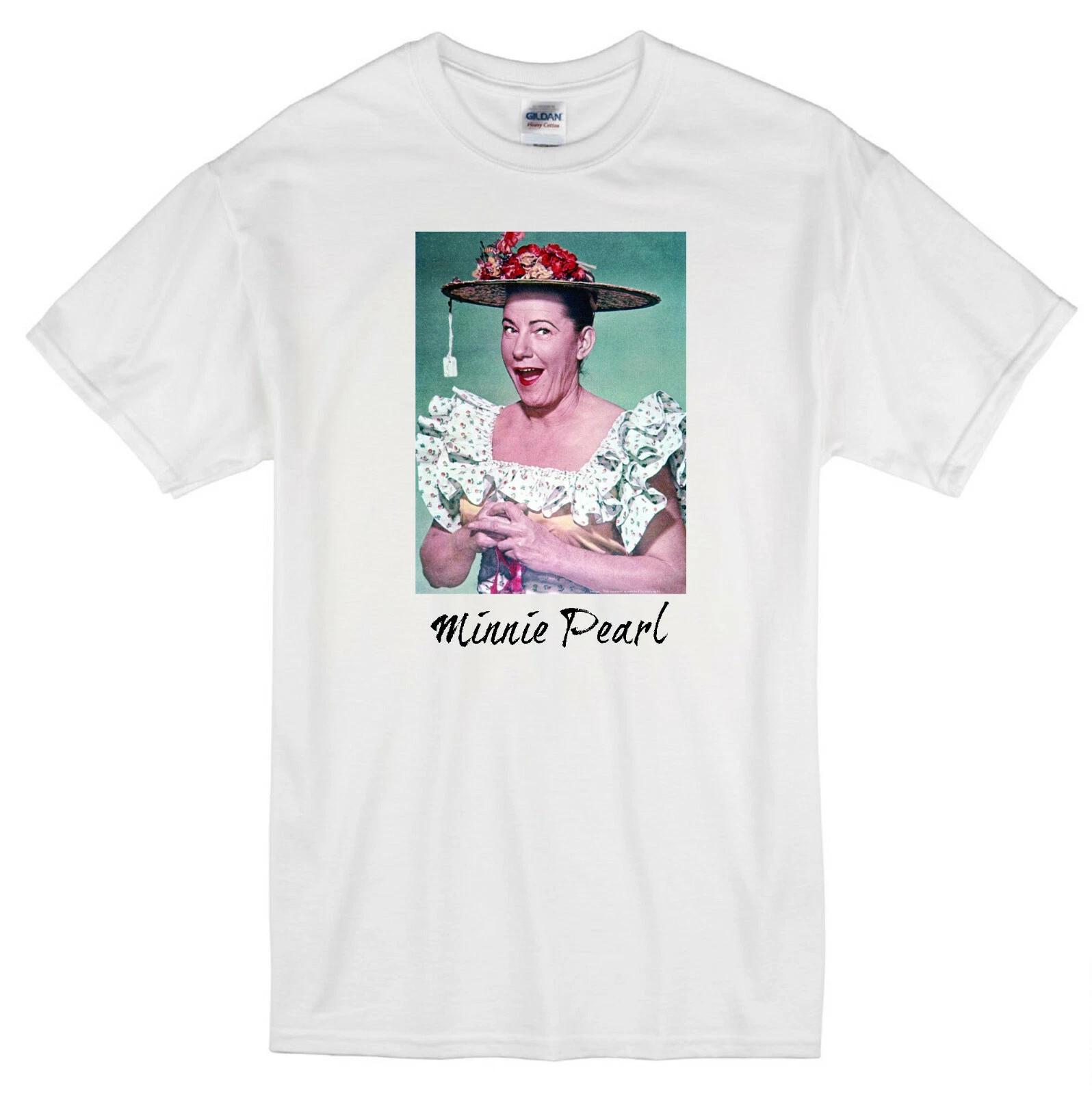 

MINNIE PEARL COUNTRY MUSIC COMEDIAN HEE HAW GRAND OLE OPRY RETRO WHITE T-shirt XL
