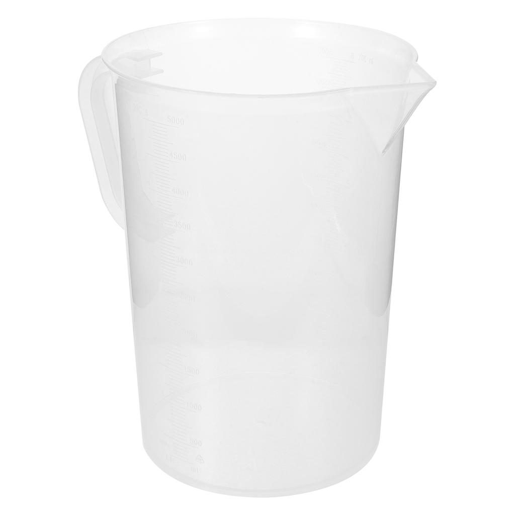 5000 Ml Measuring Cup Tea Jug Liquid Cups Container Coffee Pitcher with Lid Baking Tools