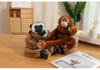 Cartoon Long-Armed Monkey & Baby Orangutan Lemur Sloth Plush Toy for Kids