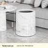 OIMG Retro Wood Grain Large Capacity Swing Lid Trash Can