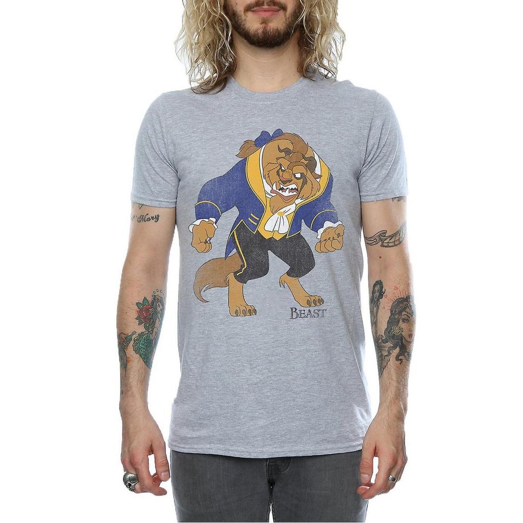 Beauty And The Beast Mens Beast Character Heather T-Shirt