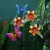 Waterproof Solar Butterfly Bee Lamp Colorful Solar Stake Light Solar Garden Floor Lamp  House
