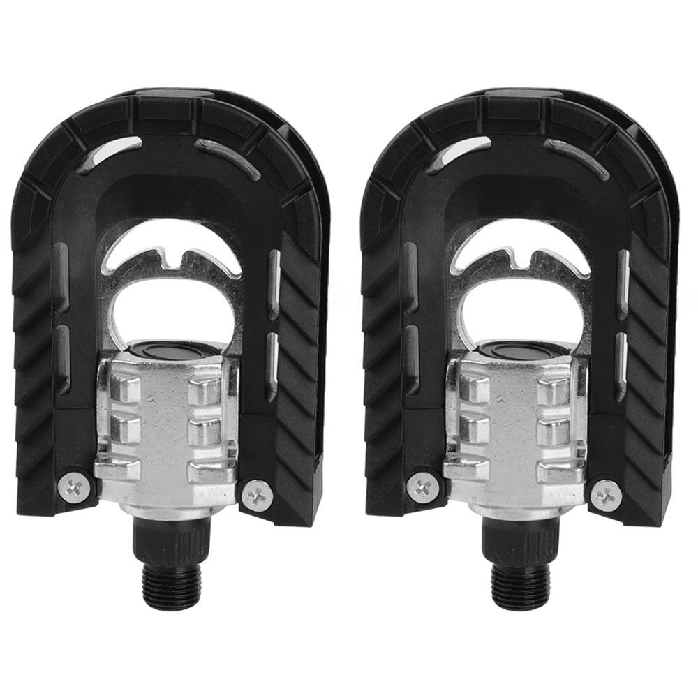1 Pair Aluminum Alloy Folding Bike Pedals Foldable Cycling Pedals Bicycle Pedals  for Bike Riding