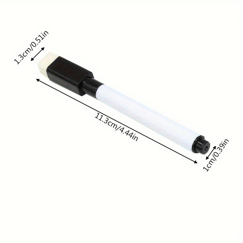 10 Stück Whiteboard-Marker mit Pinselspitze - Sanftes Schreiben & Leicht zu reinigen, Perfekt für Klassenzimmer- und Bürobedarf