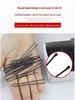 500g Black U-Shaped Hair Clips for Styling & Thickening - Ideal for Photo Studio & Makeup Artist Use.