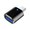 Adaptador USB 3.0 para Tipo C LED OTG para USB C USB-A para Conector Fêmea USB Tipo-C Adaptadores para Celular