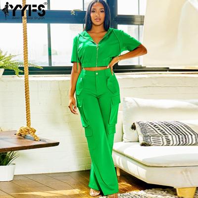 Women's Fashion Casual Summer Spring Solid Color Print Short Sleeve Hooded Blouses & Shirts Trousers Pants Suits