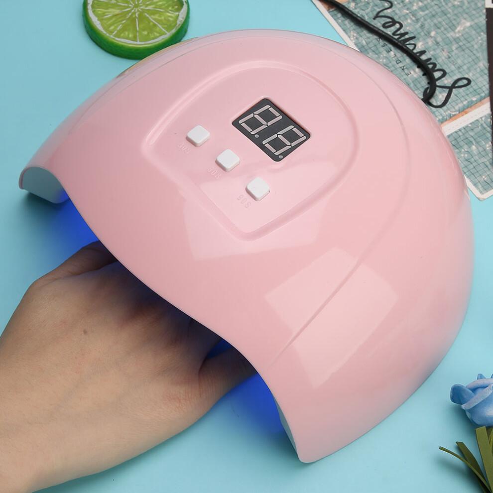 54W UV LED Nail Dryer Curing Lamp, 18 Chips, Compact Size