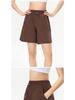 Women's High-Waisted Quick-Dry Capri Fitness Shorts