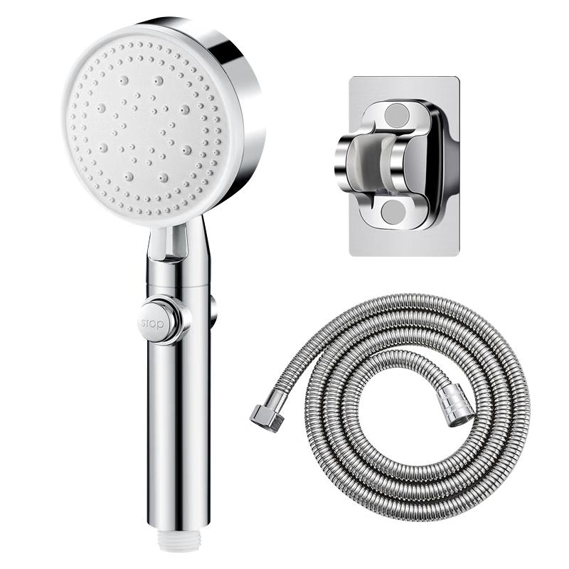 HOMK High-Pressure Handheld Shower Set Intensive Silicone Outlets
