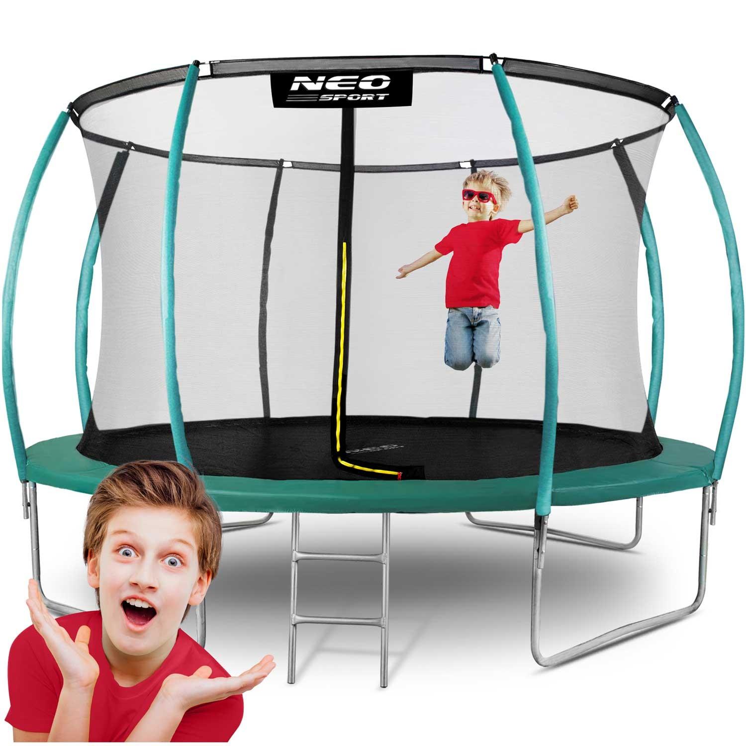 12Ft/374Cm Profiled Garden Trampoline With Internal