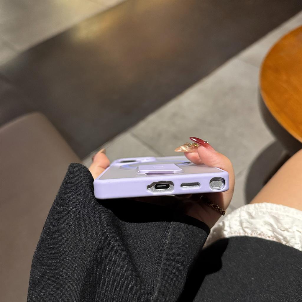 The New Model Is Suitable for Samsung S26ultra Anti-drop Mobile Phone Case S25 Invisible Bracket, Transparent S24 All-inclusive Protective Case.
