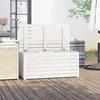 VidaXL Boîte de jardin blanc 101x50,5x46,5 cm bois massif de pin 823949