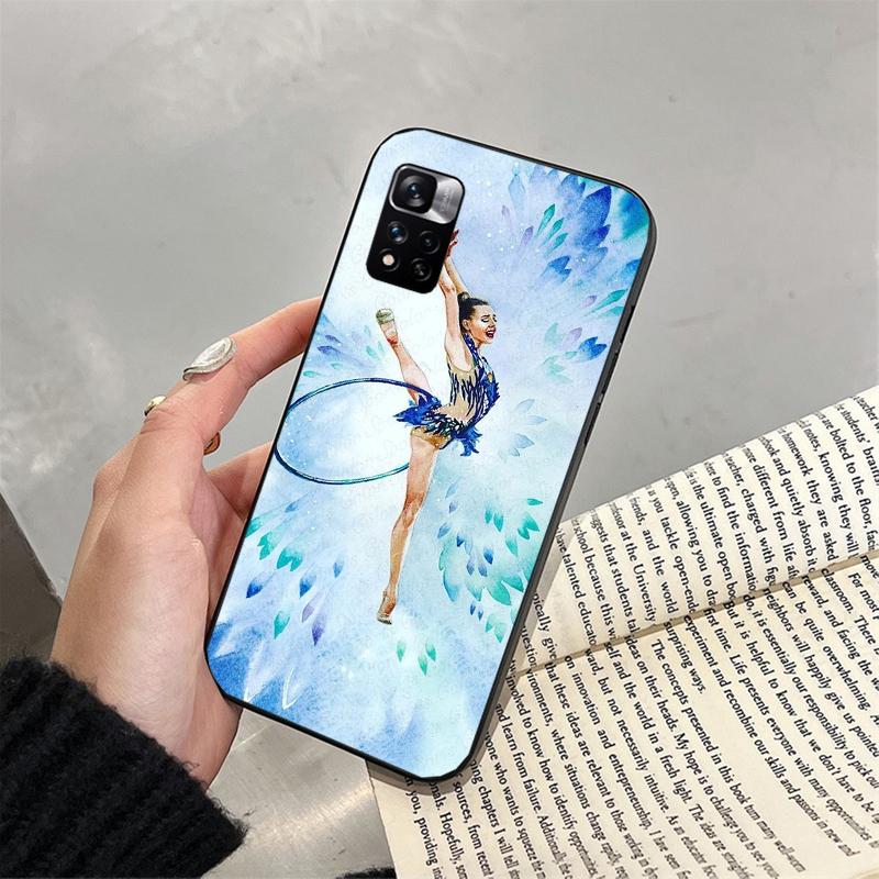 Gymnastics GYM Phone Case for Xiaomi Redmi note 13 12 Pro 11S 11 10 Pro 10S 12S Redmi 10 Shell Funda