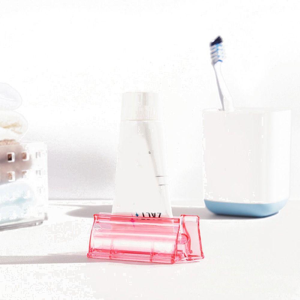 Seat Holder Toothpaste Rolling Tube Rotate Dispenser Portable Squeezer Household