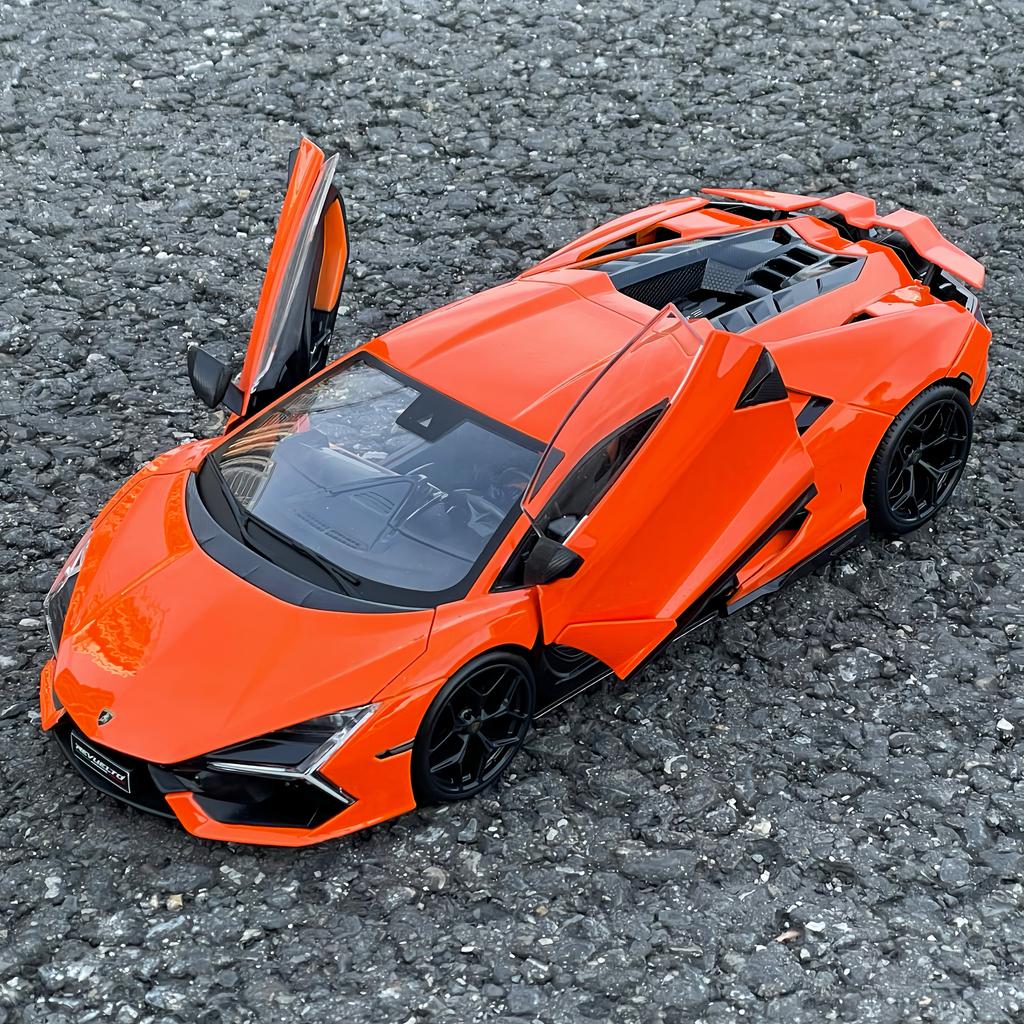 Welly 1/24 Lamborghini Revuelto Alloy Miniature Car Model Diecast Metal Scale Car Model Children Toy Car Vehicles GIfts