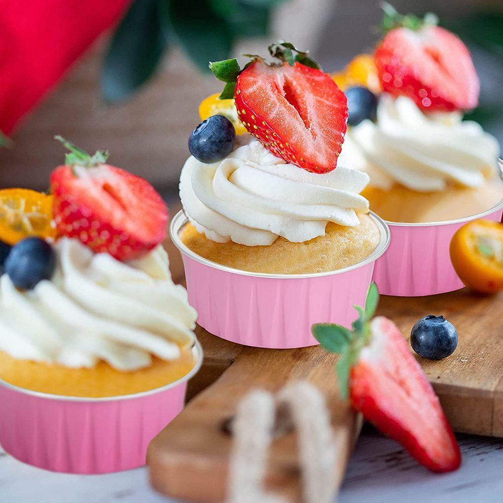 Goedkope Birthday Party Pudding Cup Cupcake Cup with Lids Cake Tools