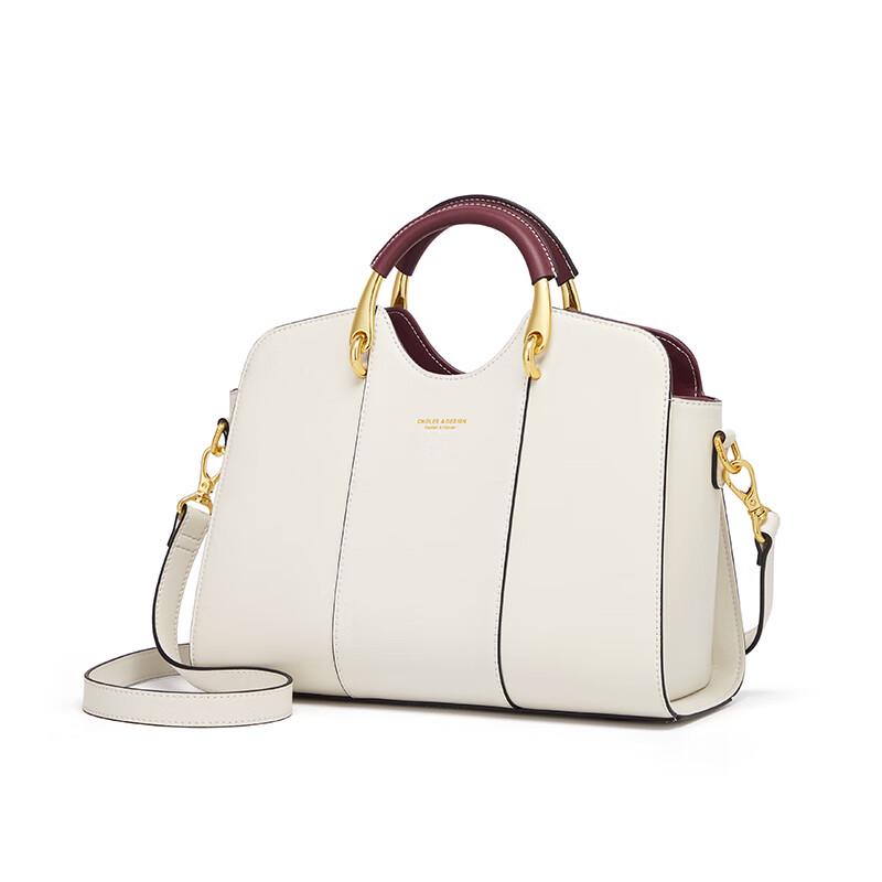 Cnoles Damen Handtasche aus Leder mit großem Fassungsvermögen