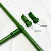 Kreuzförmige Gartenstützverbinder: 3-Wege, 4-Wege, 5-Wege Kunststoffummantelte Rohre für Blumenständer & Klettergerüste